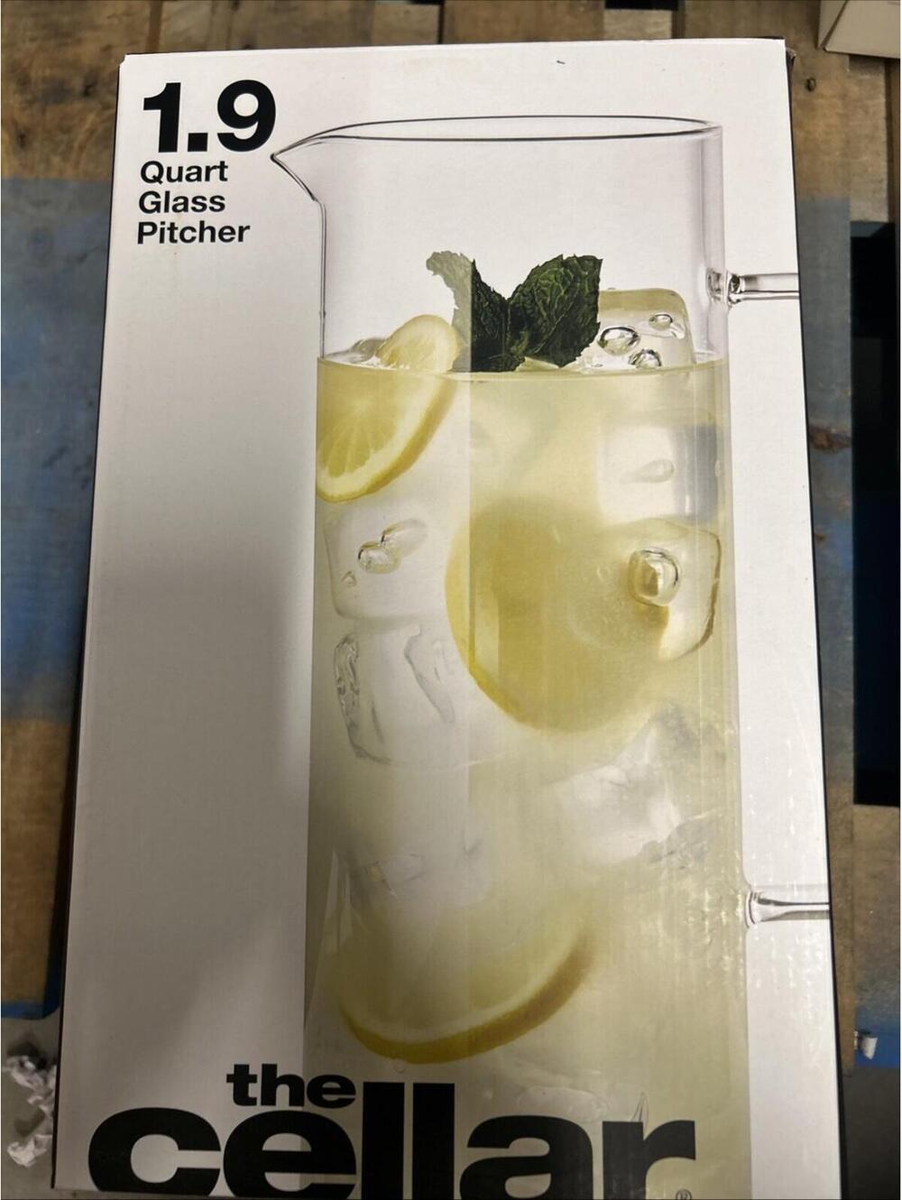 $50 The Cellar 1.9 Quart Glass Pitcher
